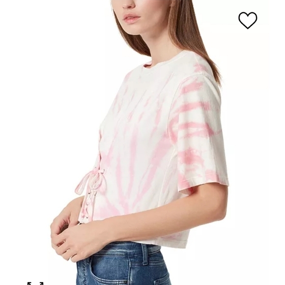 Frayed Denim Cotton Tinsley Corset Top - Picture 9 of 9